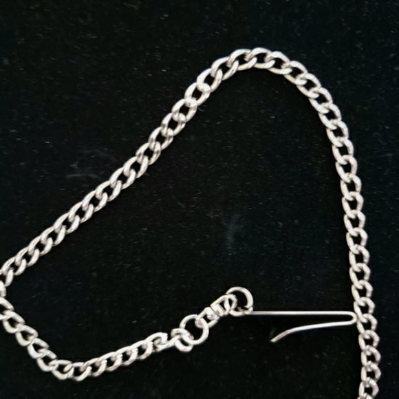 NEW Silver and Gold Textured Quartz Train Pocket Watch - Picture 7 of 7